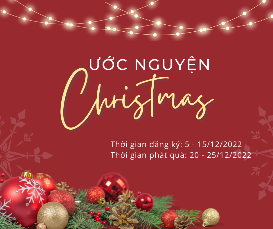 ƯỚC NGUYỆN CHRISTMAS CÙNG ALICE ENGLISH CAFÉ