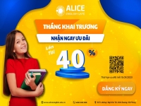 KHAI TRƯƠNG TIẾNG ANH TRẺ EM - ƯU ĐÃI LÊN ĐẾN 40%